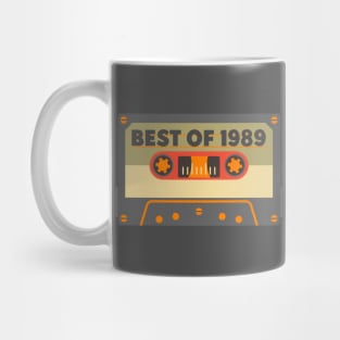 Vintage Best of 1989 31 Years Old Birthday Gift Ideas Cassette Mug